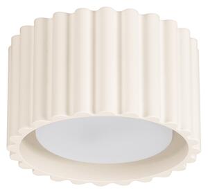 Stropné svietidlo Aura, 1x béžové hliníkové tienidlo, (6 cm)