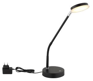 Globo 58504TS - Dotykovo stmievateľná LED stolná lampa SILVIO LED/6,5W/230V čierna