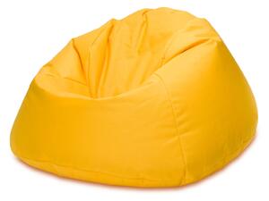 INTERMEDIC SK - Sedací vak MAXI 140x70 cm z polyesteru | rodinný vak, veľké kreslo, 570 l Farba: NC04 - Žltá slnko (Polyester)