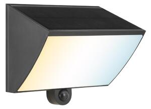 Brilliant - LED solárne nástenné svietidlo SIERRA LED/6W/3,7V 2000 mAh IP54 čierne