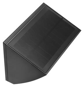Brilliant - LED solárne nástenné svietidlo SIERRA LED/6W/3,7V 2000 mAh IP54 čierne