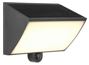 Brilliant - LED solárne nástenné svietidlo SIERRA LED/6W/3,7V 2000 mAh IP54 čierne