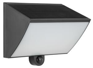 Brilliant - LED solárne nástenné svietidlo SIERRA LED/6W/3,7V 2000 mAh IP54 čierne