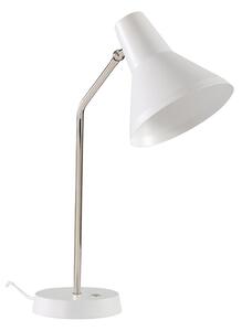 Innolux Stolná lampa Carin, biela / chróm