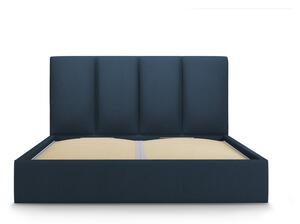 Modrá dvojlôžková posteľ Mazzini Beds Juniper, 160 x 200 cm