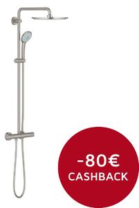GROHE Euphoria System 310 - Sprchový systém s termostatom na stenu, supersteel 26075DC0