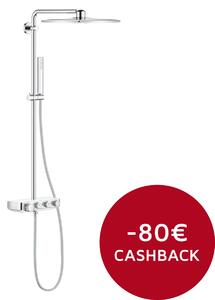 GROHE Euphoria SmartControl System 310 Cube Duo - Sprchový systém s termostatom na stenu, mesačná biela 26508LS0