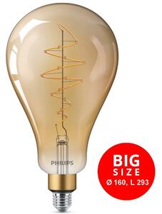 Philips LED Stmievateľná žiarovka VINTAGE Philips A160 E27/6,5W/230V 2000K P3391 + záruka 5 rokov zadarmo