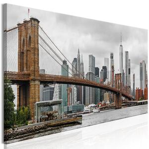 Obraz - Cesta na Manhattan - plnofarebná 150x50