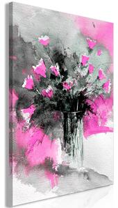 Obraz - Kytica farieb - ružová 40x60