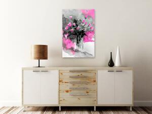 Obraz - Kytica farieb - ružová 40x60