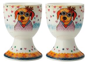 Súprava 2 porcelánových kalíškov na vajcia Maxwell & Williams Posey