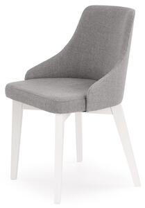 Jedálenská stolička TULIDU sivá/biela