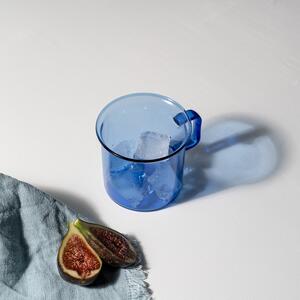 Muurla Hrnček Glass 0,35l, modrý