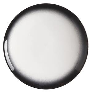 Bielo-čierny keramický dezertný tanier Maxwell & Williams Caviar, ø 20 cm