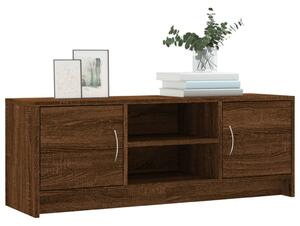 TV skrinka hnedý dub 102x30x37,5 cm kompozitné drevo