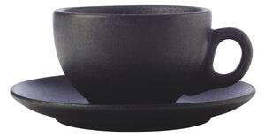 Čierna keramická šálka na cappuccino 250 ml Caviar – Maxwell & Williams