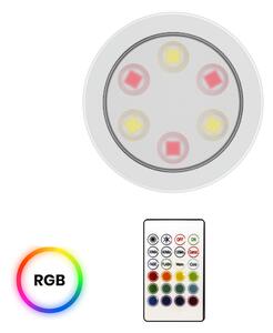 LED svietidlo Jojo, 1x LED 0,6w 3000-6000k, w, RGB, ovládač