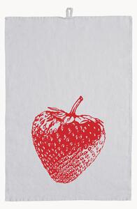 Ľanová utierka Strawberry