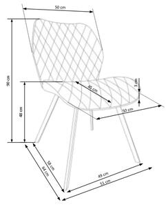 Jedálenská stolička SCK-360 horčicová