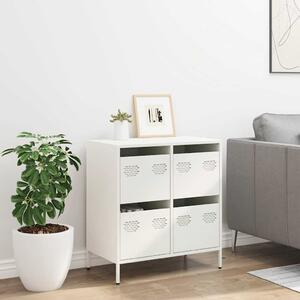 Komoda biela 68x39x73,5 cm oceľ valcovaná za studena