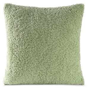 CHLPATÁ DEKORAČNÁ OBLIEČKA NA VANKÚŠ BUKLA03 45X45 CM MÄTOVÁ