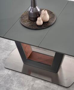 Jedálenský stôl BALUTTA antracitová/orech