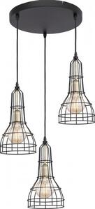 Luster na lanku LONG 3xE27/60W/230V