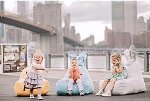 Ružový detský sedací vak The Brooklyn Kids Hippo