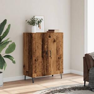 Komoda sivý staré drevo 70x34x90 cm spracované drevo
