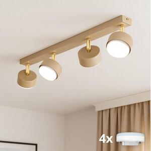 Brilagi - LED bodové svietidlo MONO 4xGX53/12W/230V béžové