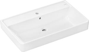 Hansgrohe Xanuia Q - Umývadlo 800x480 mm s otvorom pre batériu a prepadom, biela 60225450