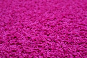 Vopi koberce AKCIA: 200x200 (průměr) kruh cm Kusový koberec Color shaggy ružový guľatý - 200x200 (priemer) kruh cm