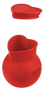 Červená silikónová nádoba na rozpustenie čokolády Dr. Oetker Flexxibel Love, 250 ml