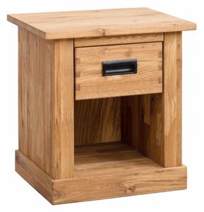 Masívny drevený nočný stolík Leo