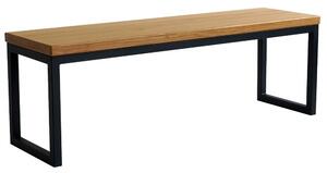 Lavica s masívnou dubovou doskou Genero 1000 mm