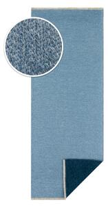 Modrý obojstranný behúň Hanse Home Duo, 80 x 200 cm