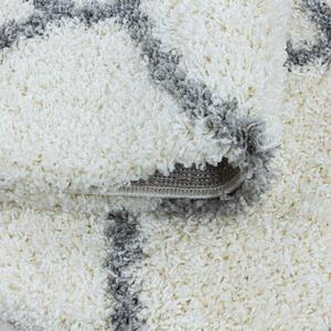 Ayyildiz koberce Kusový koberec Salsa Shaggy 3201 cream kruh - 80x80 (priemer) kruh cm