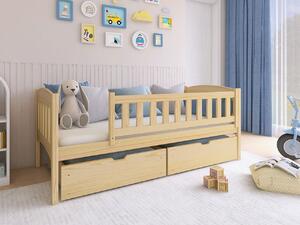Detská posteľ so zásuvkami Jerasti 90, 049-farby: borovica Mirjan24 5903211275555
