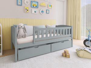 Detská posteľ so zásuvkami Jerasti 90, 049-farby: biela Mirjan24 5903211275531