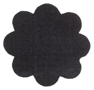 Čierna rohožka Hanse Home Soft and Clean, ø 67 cm
