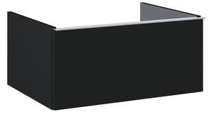 Elita Look, skrinka pre umývadlo na pultovú dosku 60x45x28 cm 1S PDW, čierna matná, ELT-168108