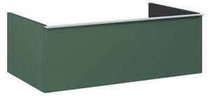 Elita Look, závesná skrinka pre umývadlo na dosku 80x45x28 cm 1S PDW, zelená matná, ELT-168565