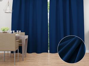 Biante Zamatový záves Velvet Prémium SVP-036 Námornícka modrá - šírka 135 cm 135x140 cm