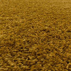 Ayyildiz koberce Kusový koberec Sydney Shaggy 3000 gold kruh - 160x160 (priemer) kruh cm
