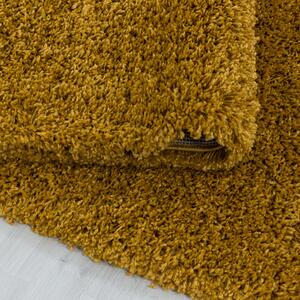 Ayyildiz koberce Kusový koberec Sydney Shaggy 3000 gold kruh - 120x120 (priemer) kruh cm