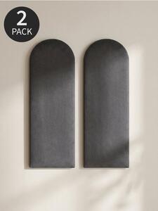 Sinsay - Čalúnené nástenné panely 2 pack - tmavosivá