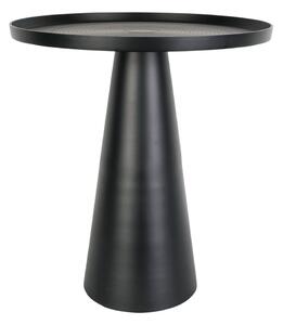 Čierny kovový odkladací stolík Leitmotiv Force, výška 48,5 cm