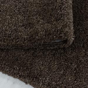 Ayyildiz koberce Kusový koberec Fluffy Shaggy 3500 brown kruh - 120x120 (priemer) kruh cm