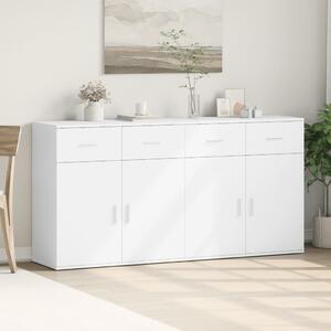 Komody 2 ks biele 79x38x80 cm kompozitné drevo
